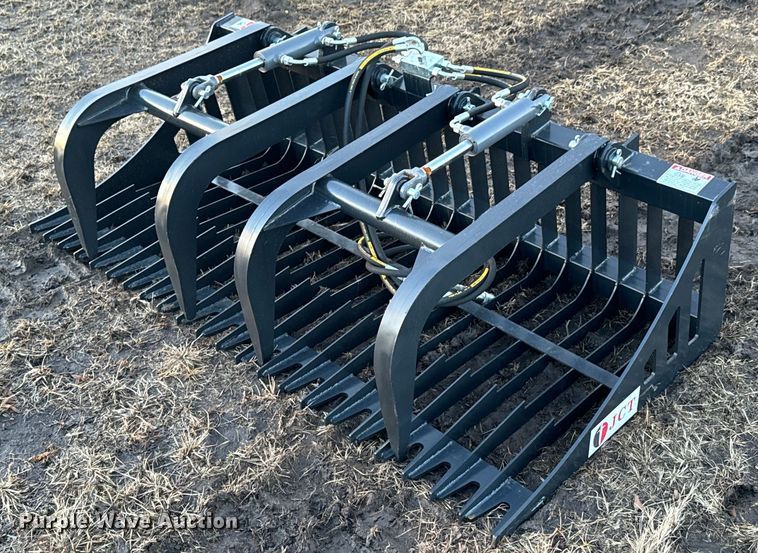 image for item OJ9399 JCT skid steer rock grapple bucket