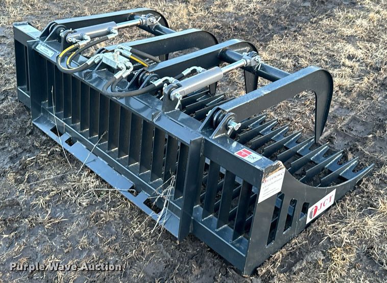 image for item OJ9399 JCT skid steer rock grapple bucket
