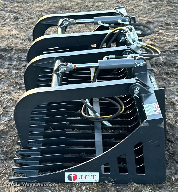 image for item OJ9399 JCT skid steer rock grapple bucket