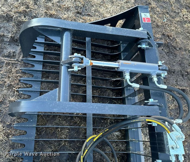 image for item OJ9399 JCT skid steer rock grapple bucket