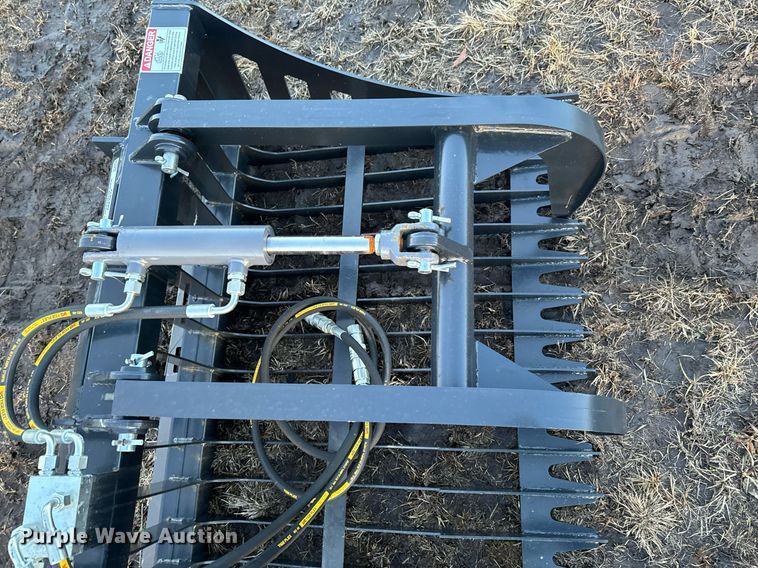 image for item OJ9399 JCT skid steer rock grapple bucket