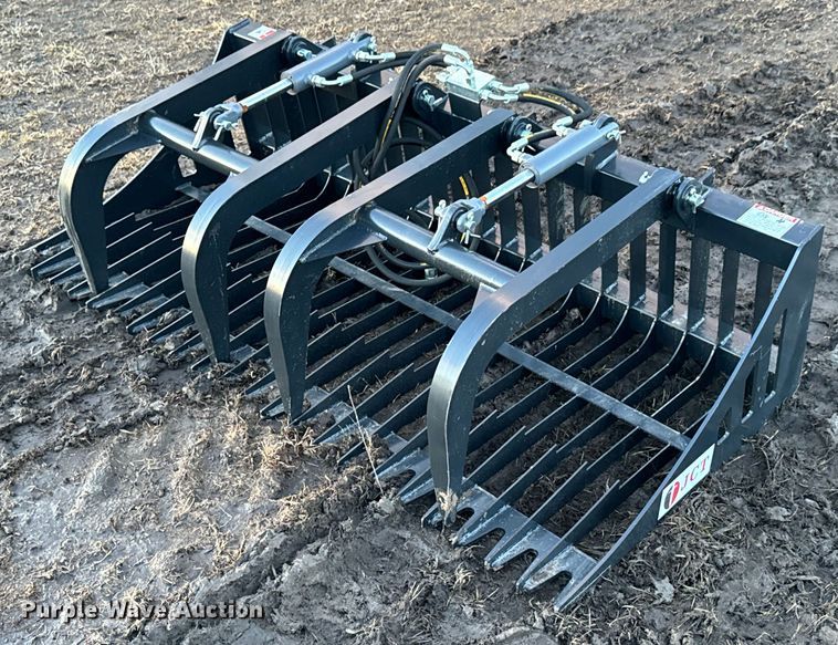 image for item OJ9401 JCT skid steer rock grapple bucket