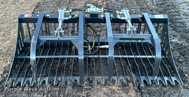 image for item OJ9401 JCT skid steer rock grapple bucket