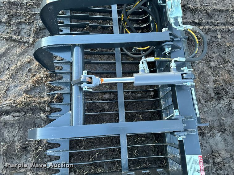 image for item OJ9401 JCT skid steer rock grapple bucket