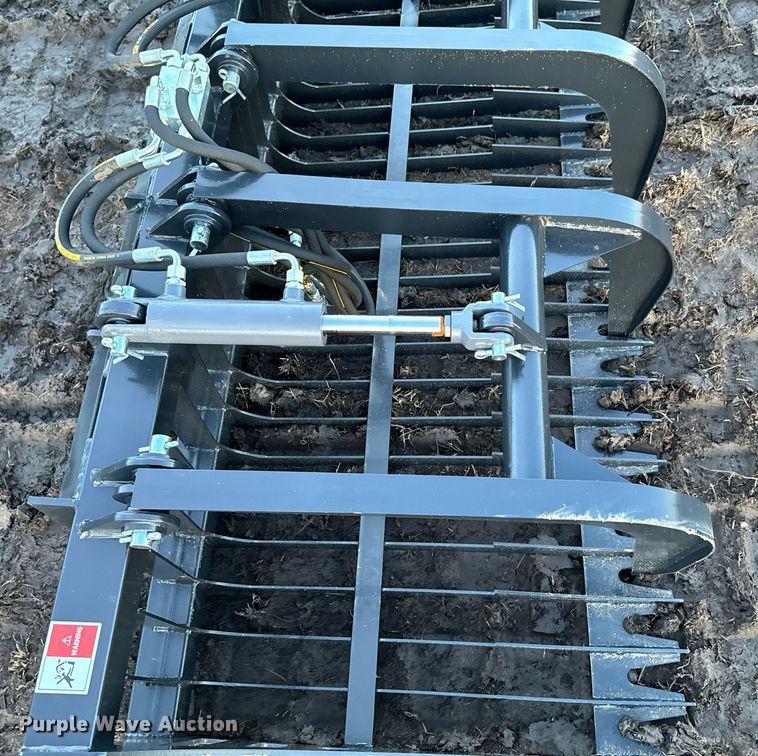 image for item OJ9401 JCT skid steer rock grapple bucket