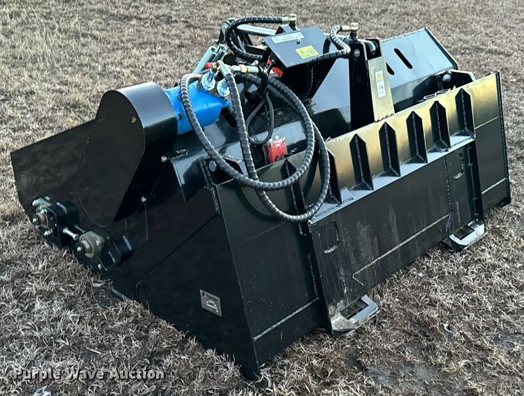 image for item OJ9406 2023 TopCat ECSSLR72 skid steer landscape rake