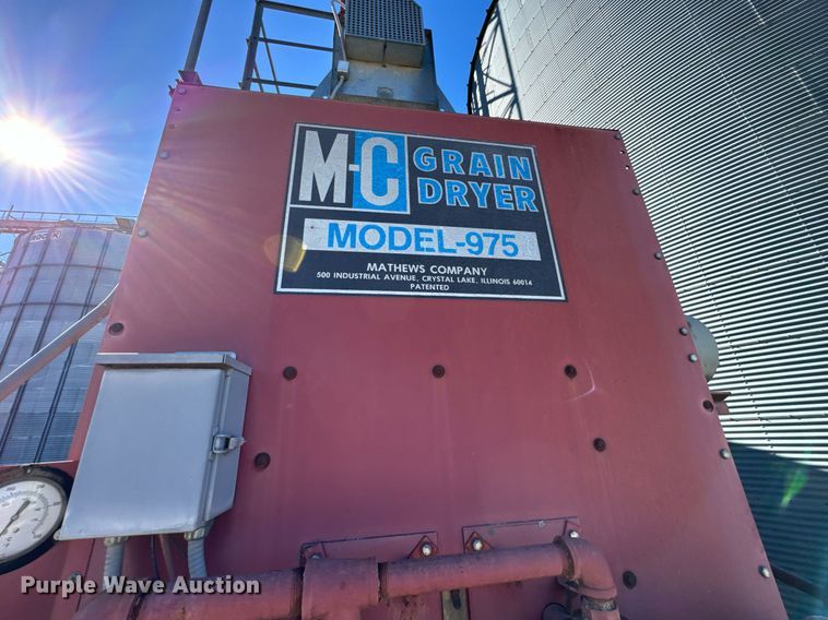 image for item OJ9423 Matthews Company 975 grain dryer