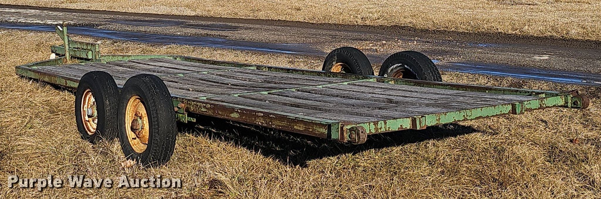 Square Bale Hay Trailer in Carthage, MO Item NP9355 for sale Purple