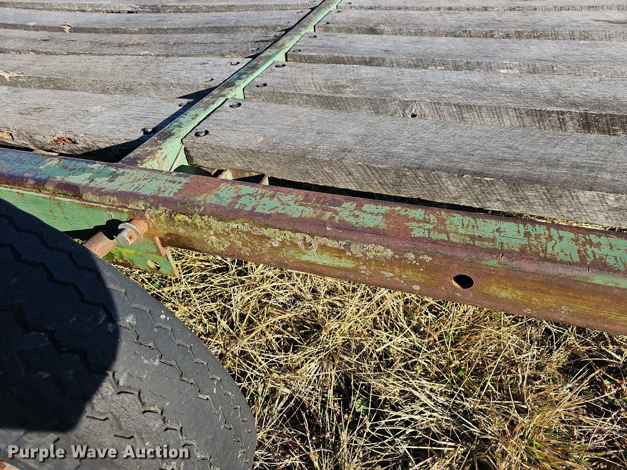 Square Bale Hay Trailer in Carthage, MO Item NP9355 for sale Purple