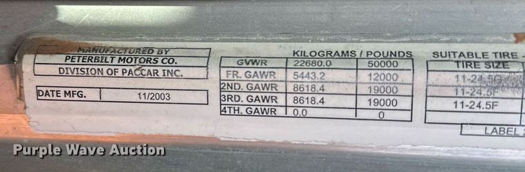 image for item DG4251 2004 Peterbilt 379 semi truck