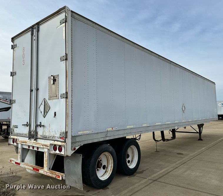 image for item DJ6229 1998 Stoughton  AVW-485T-S-C dry van trailer