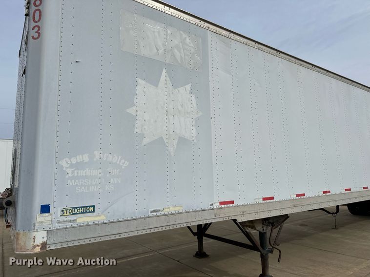 image for item DJ6229 1998 Stoughton  AVW-485T-S-C dry van trailer