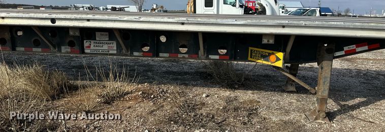 image for item DM2681 2007 Transcraft flatbed trailer