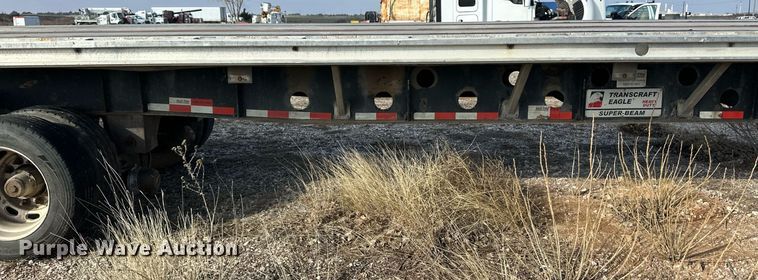 image for item DM2681 2007 Transcraft flatbed trailer
