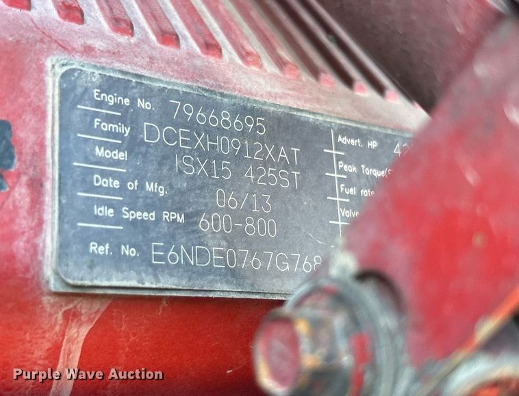 image for item DN0695 2014 Kenworth  T660 semi truck