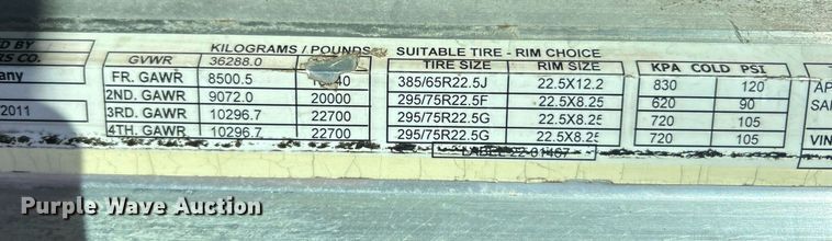 image for item DN0697 2012 Peterbilt  367 semi truck