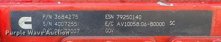 image for item DS7250 2010 Kenworth T660 semi truck