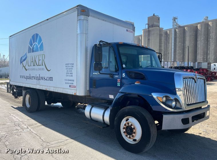 image for item EI0627 2013 International  WorkStar 7300 box truck