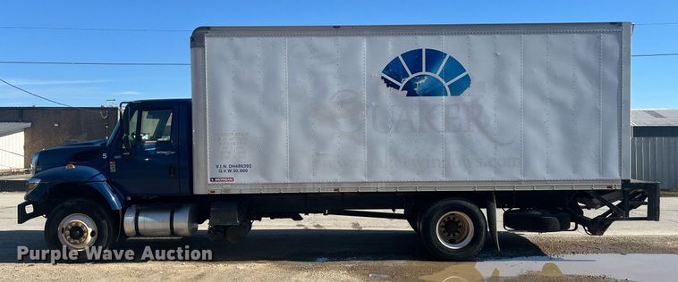image for item EI0627 2013 International  WorkStar 7300 box truck