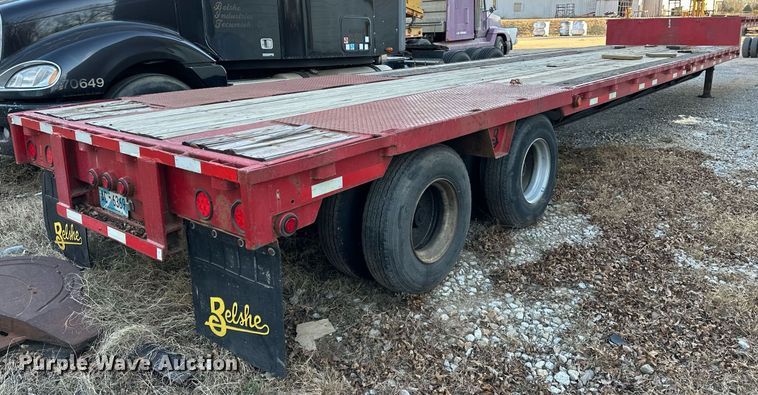 image for item LK9775 1976 Great Dane  drop deck trailer