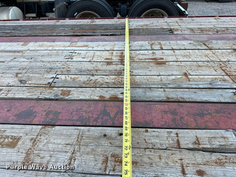 image for item LK9775 1976 Great Dane  drop deck trailer