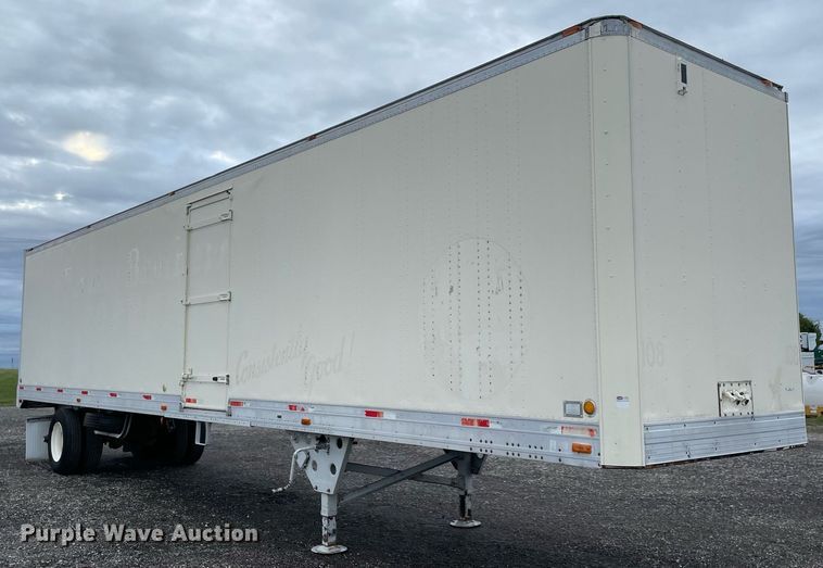 image for item LV9096 1988 Utility Trailer  VS2D dry van trailer