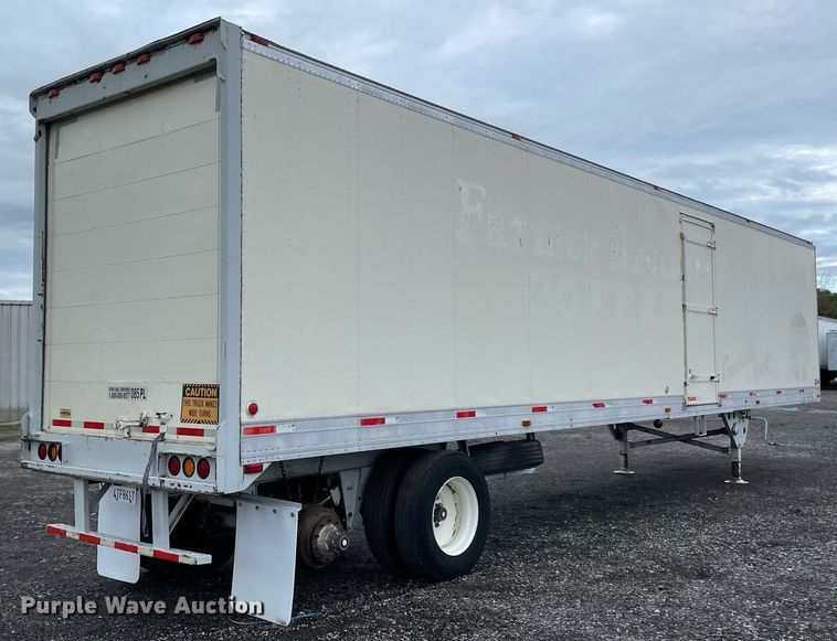 image for item LV9096 1988 Utility Trailer  VS2D dry van trailer