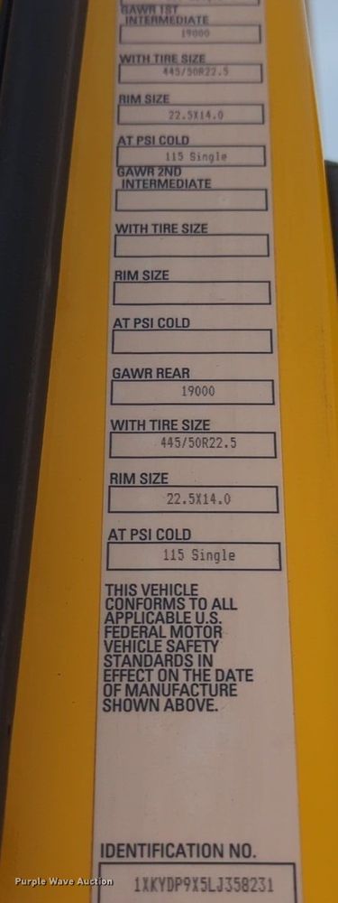 image for item NZ9282 2020 Kenworth  T680 semi truck