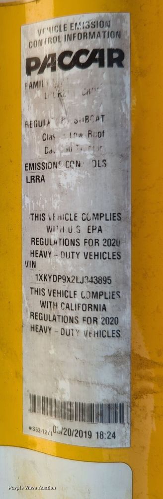 image for item NZ9285 2020 Kenworth T680 semi truck