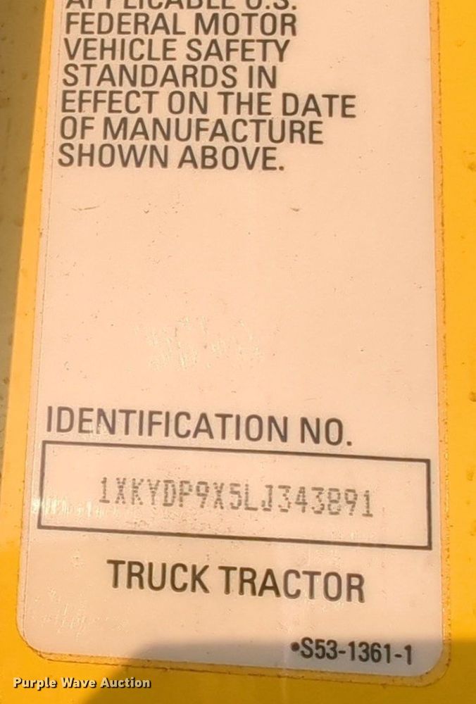 image for item OD9253 2020 Kenworth  T680 semi truck