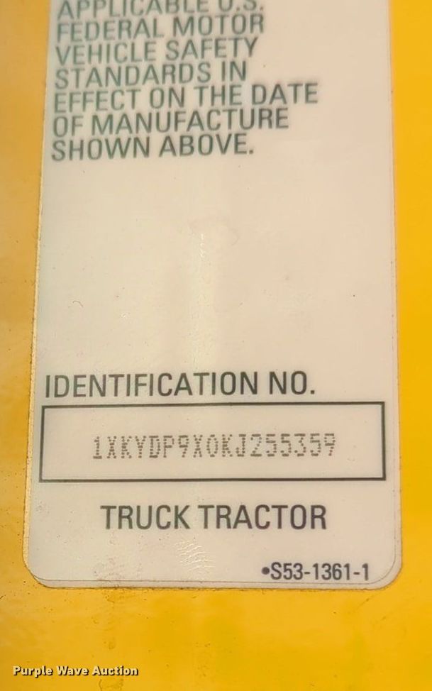 image for item OD9257 2019 Kenworth T680 semi truck