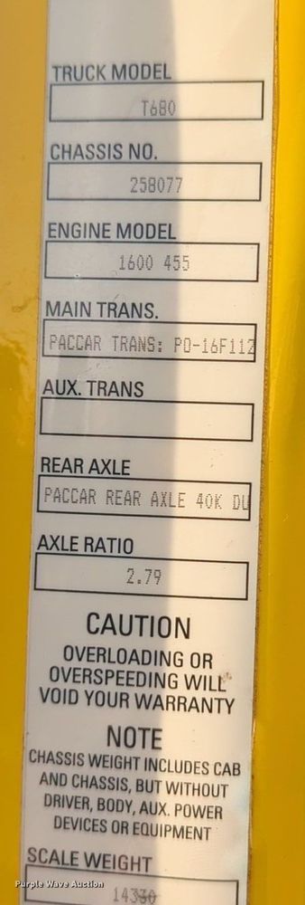 image for item OD9262 2019 Kenworth T680 semi truck