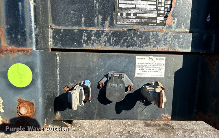 image for item OI9554 2007 Great Dane  flatbed trailer