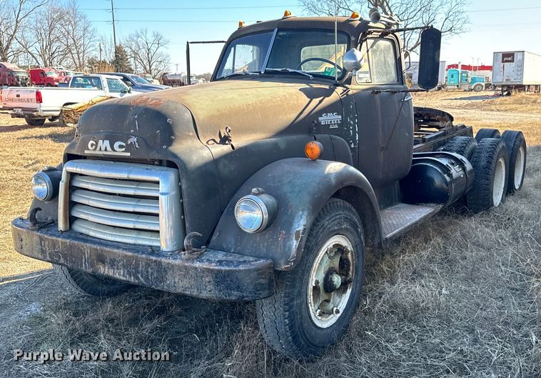 image for item OJ9430 1951 GMC 650 semi truck