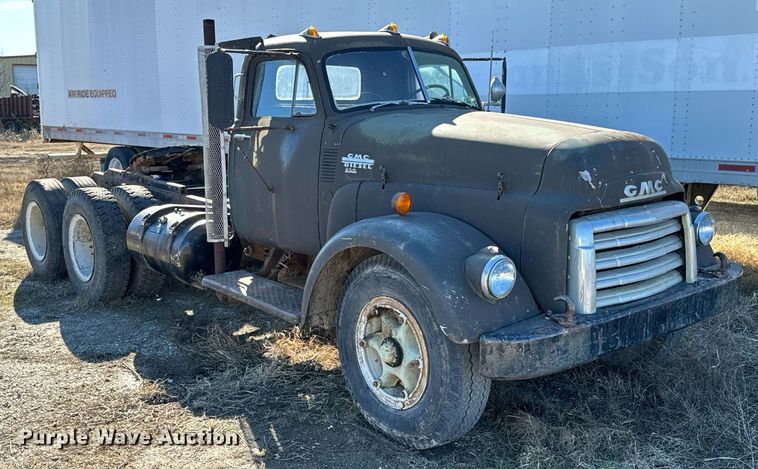 image for item OJ9430 1951 GMC 650 semi truck