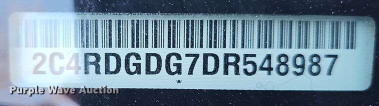 image for item DK0573 2013 Dodge Grand Caravan van