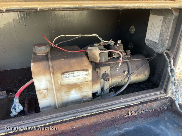 image for item DM2691 2010 Maxey tilt deck equipment trailer