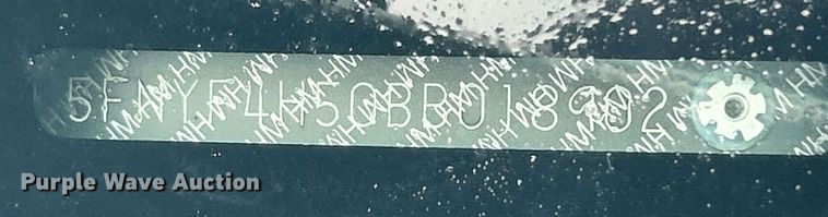 image for item DN0675 2011 Honda Pilot  SUV