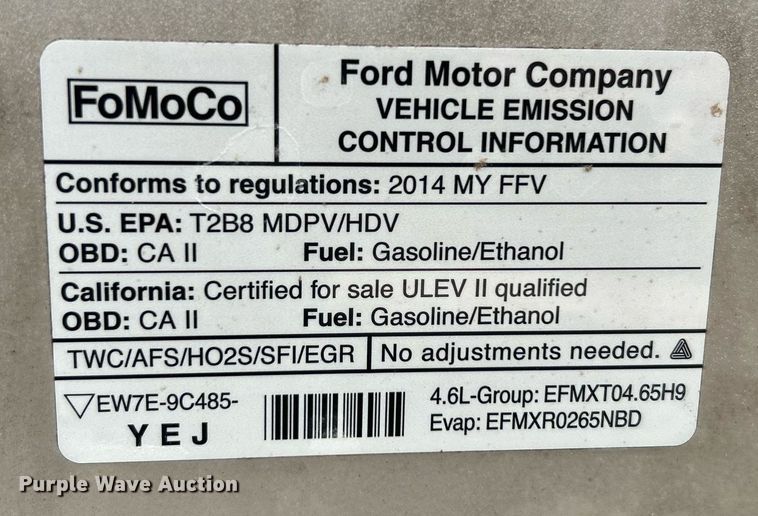 image for item DN0678 2014 Ford E150 van