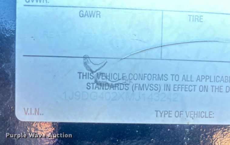 image for item DN0702 2021 Jennings' Trailer Mfg. Sure-Pull equipment trailer