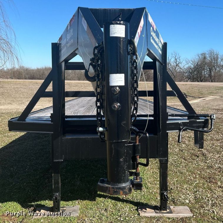 image for item DN0703 2022 Custom Built Gooseneck Trailers, Inc. Gooseneck Float TA 40' equipment trailer