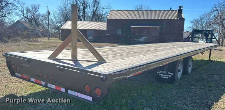 image for item DN0703 2022 Custom Built Gooseneck Trailers, Inc. Gooseneck Float TA 40' equipment trailer
