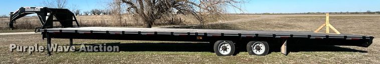 image for item DN0703 2022 Custom Built Gooseneck Trailers, Inc. Gooseneck Float TA 40' equipment trailer