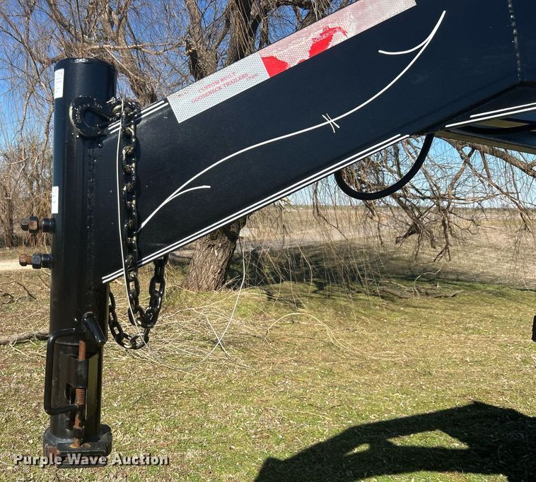 image for item DN0703 2022 Custom Built Gooseneck Trailers, Inc. Gooseneck Float TA 40' equipment trailer