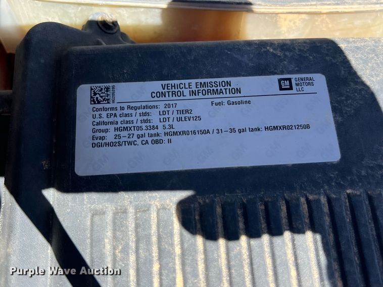 image for item DS2910 2017 Chevrolet Silverado 1500 Crew Cab pickup truck