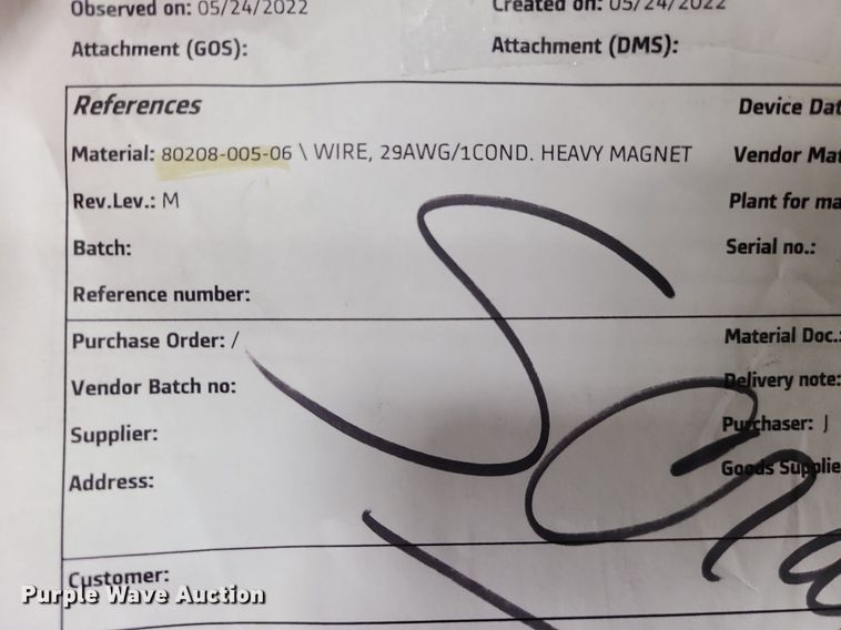 image for item DS7248 (500) rolls of 29 awg heavy magnet winding wire