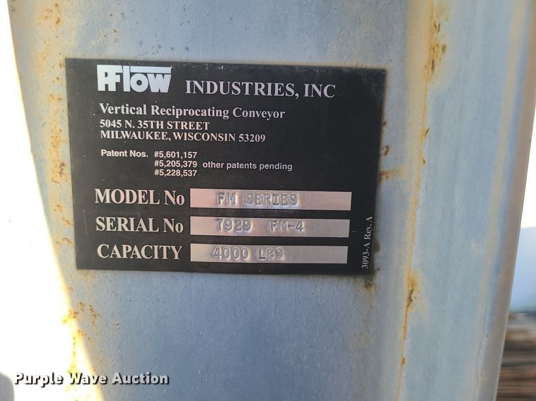 image for item DS7308 Pflow FM elevator