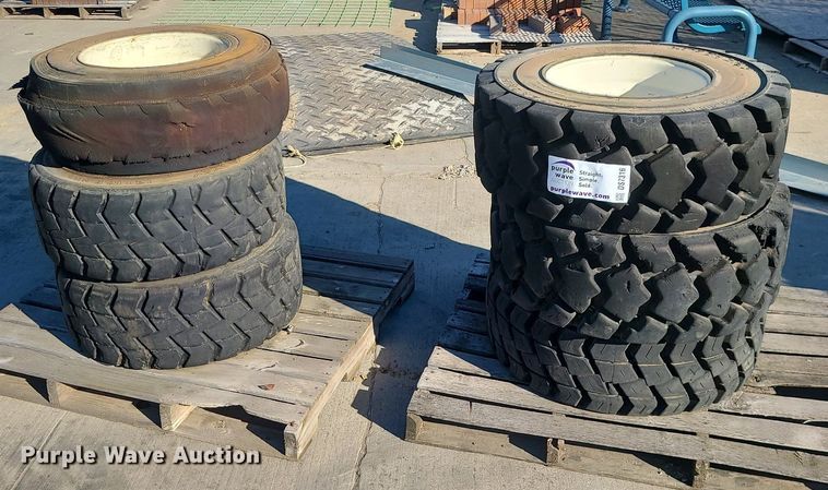 image for item DS7316 (6) 12-16.5 tires and wheels