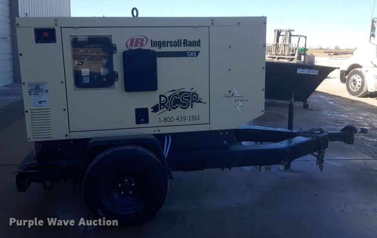 image for item DV9772 2002 Ingersoll-Rand G40 generator