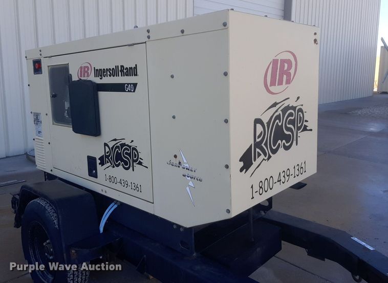 image for item DV9772 2002 Ingersoll-Rand G40 generator